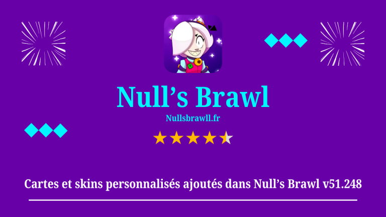 Cartes et skins personnalisés ajoutés dans Null’s Brawl v51.248